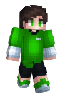 Emeraldzik Minecraft avatar full body