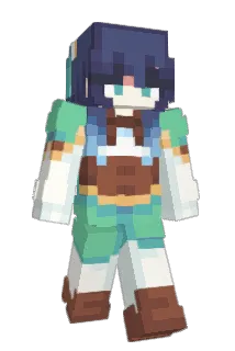 Emilia4ever Minecraft avatar full body