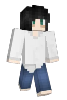 Empthy Minecraft avatar full body