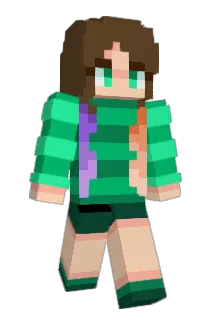 Emzerald Minecraft avatar full body