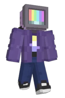 EnbyCrow Minecraft avatar full body