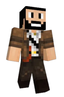 Enxadachim Minecraft avatar full body