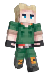 Equippable Minecraft avatar full body
