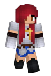 ErzaScaarlet Minecraft avatar full body