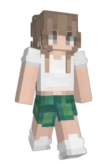 Escocesa Minecraft avatar full body