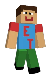 Esspapiertyp Minecraft avatar full body