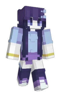 Etherealized Minecraft avatar full body