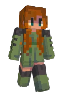 Eurticaire Minecraft avatar full body