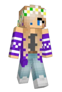 EvaElfie Minecraft avatar full body