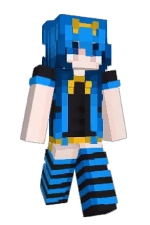 Exabina Minecraft avatar full body