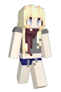 Example Minecraft avatar full body