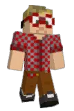 EyeholesMan Minecraft avatar full body