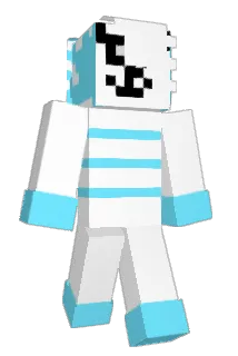 EzraCyanPaws Minecraft avatar full body