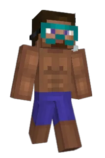 F04MY Minecraft avatar full body