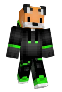 F0XLINK Minecraft avatar full body
