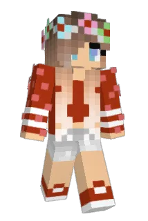 F3derica Minecraft avatar full body