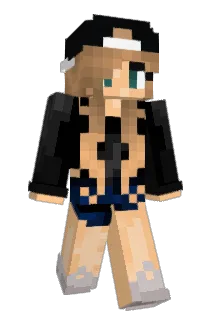 FF1AAA Minecraft avatar full body