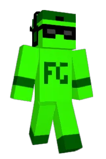 FLUROGR33N Minecraft avatar full body