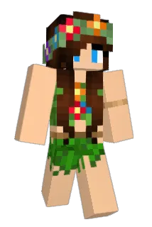 Facelady Minecraft avatar full body