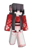 Facelessperson Minecraft avatar full body