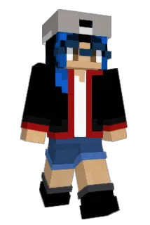 FangirlNerd Minecraft avatar full body