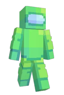 Fangish Minecraft avatar full body