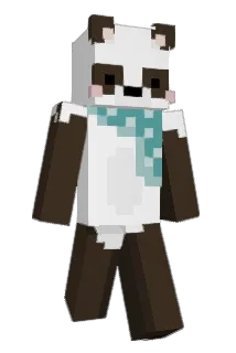 FatAsAPanda Minecraft avatar full body