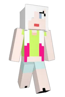 Fategirl Minecraft avatar full body