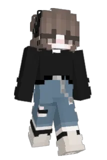 Februuary Minecraft avatar full body