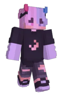 FemboyAhri Minecraft avatar full body