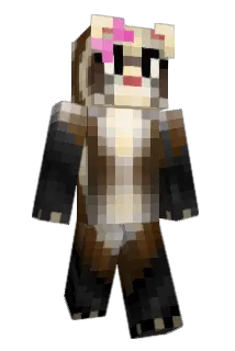 FerretMila Minecraft avatar full body