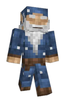 Fibular Minecraft avatar full body