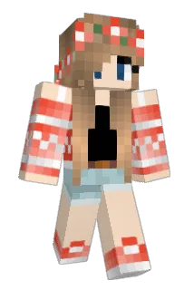 FiestyPanda Minecraft avatar full body