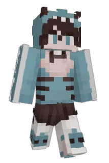 FintroFox Minecraft avatar full body