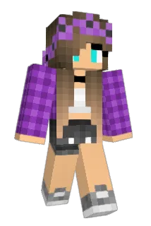 FioletowaMisia01 Minecraft avatar full body