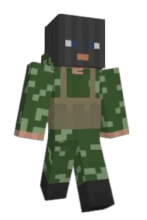 FireLumin Minecraft avatar full body