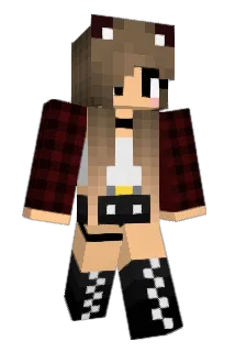 Fire_Girl_3000 Minecraft avatar full body