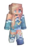 Fireburst Minecraft avatar full body