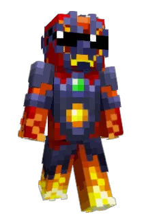 FirecatTV Minecraft avatar full body