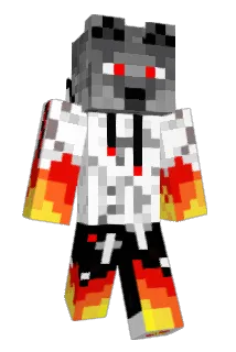 Firewlf Minecraft avatar full body