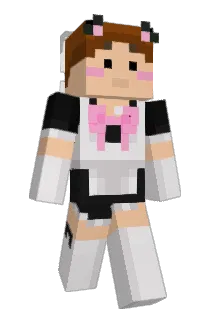 Fishboned Minecraft avatar full body