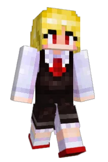 Fishkette Minecraft avatar full body