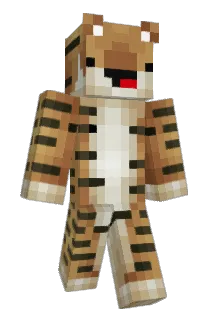 FiyaTiger Minecraft avatar full body