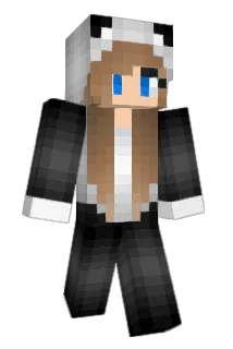 Fjollepigen Minecraft avatar full body