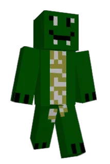Flamasaur Minecraft avatar full body