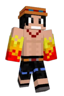 FlameDVL Minecraft avatar full body