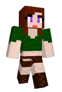 FlameRose7 Minecraft avatar full body