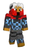 Flamecap Minecraft avatar full body