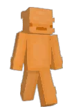 Flameified Minecraft avatar full body