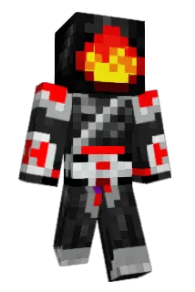 Flametail Minecraft avatar full body